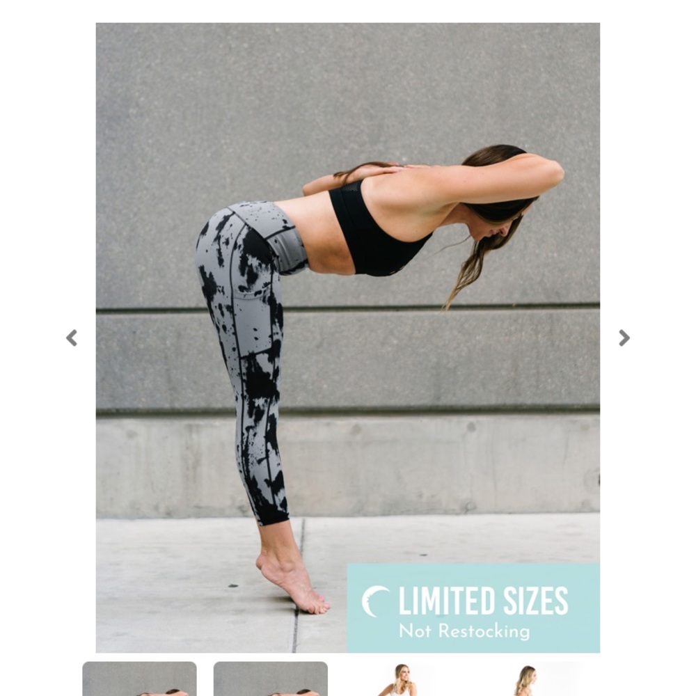 Slate oxidation soft n snug ZYIA leggings